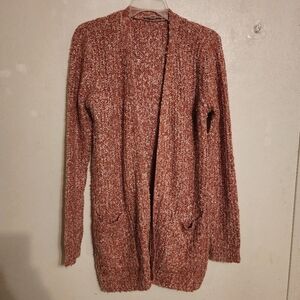 Steve Madden Open Cardigan With Pockets Size S NWOT